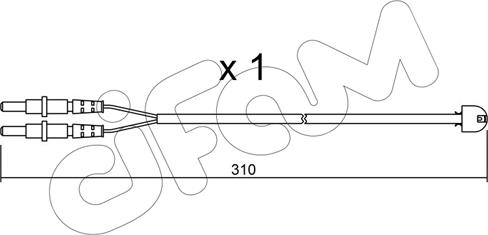 Cifam SU.242 - Сигнализатор, износ тормозных колодок unicars.by