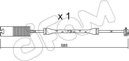 Cifam SU.250 - Сигнализатор, износ тормозных колодок unicars.by