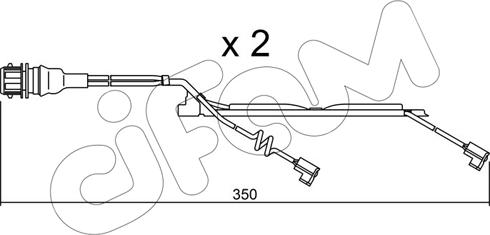 Cifam SU.231K - Сигнализатор, износ тормозных колодок unicars.by