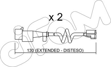 Cifam SU.225K - Сигнализатор, износ тормозных колодок unicars.by