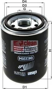 Clean Filters DE2204 - Патрон осушителя воздуха, пневматическая система unicars.by