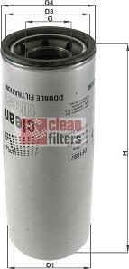 Clean Filters DF1897 - Масляный фильтр unicars.by