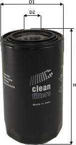 Clean Filters DO1875 - Масляный фильтр unicars.by