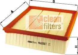 Clean Filters MA1066 - Воздушный фильтр, двигатель unicars.by