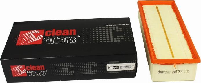 Clean Filters MA1356 - Воздушный фильтр, двигатель unicars.by