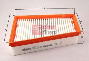 Clean Filters MA3456 - Воздушный фильтр, двигатель unicars.by