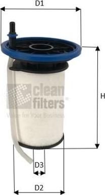 Clean Filters MG3612 - Топливный фильтр unicars.by