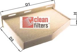 Clean Filters NC2132 - Фильтр воздуха в салоне unicars.by