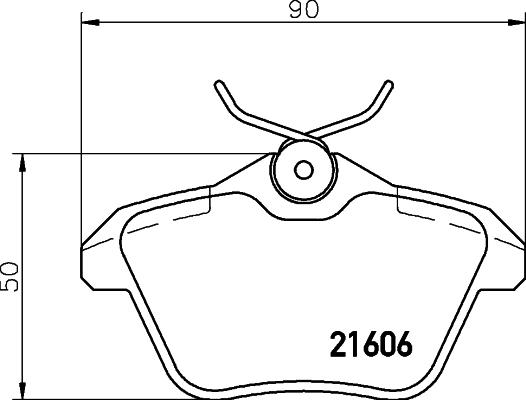 Cobreq N-608 - Тормозные колодки, дисковые, комплект unicars.by