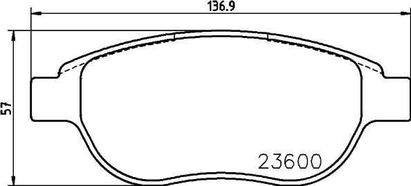 Cobreq N-1168 - Тормозные колодки, дисковые, комплект unicars.by