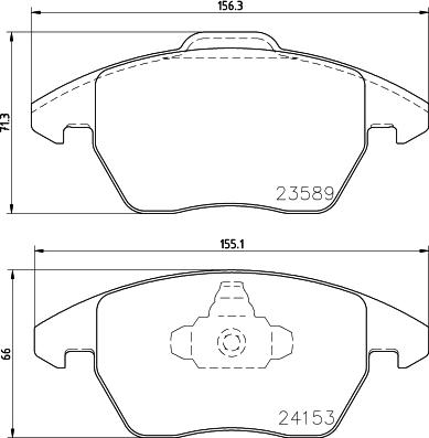 Cobreq N-1175 - Тормозные колодки, дисковые, комплект unicars.by