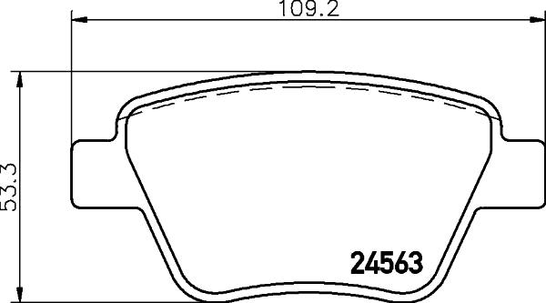 Cobreq N-1742 - Тормозные колодки, дисковые, комплект unicars.by