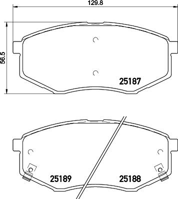 Roulunds Rubber 244081 - Тормозные колодки, дисковые, комплект unicars.by