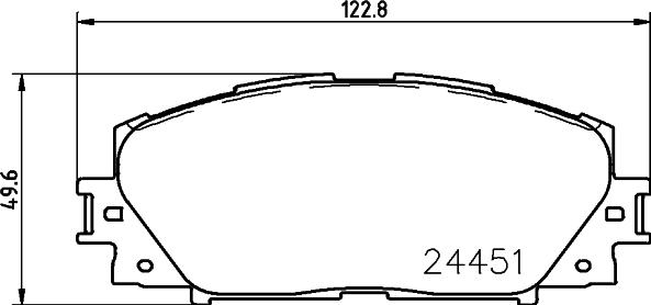 Cobreq N-2048 - Тормозные колодки, дисковые, комплект unicars.by