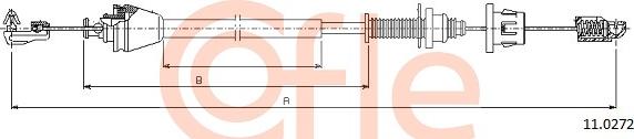 Cofle 92.11.0272 - Тросик газа unicars.by