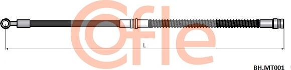 Cofle 92.BH.MT001 - Тормозной шланг unicars.by