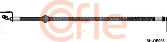 Cofle 92.BH.OP068 - Тормозной шланг unicars.by