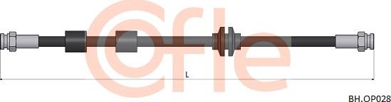 Cofle 92.BH.OP028 - Тормозной шланг unicars.by