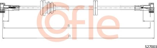 Cofle 92.S27003 - Тросик спидометра unicars.by