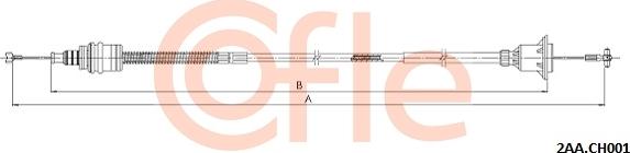 Cofle 922AACH001 - Трос, управление сцеплением unicars.by