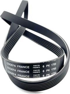 COGEFA France 6PK1700 - Поликлиновой ремень unicars.by