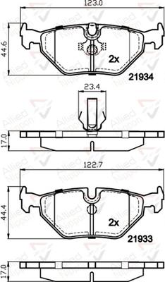 Comline ADB01024 - Тормозные колодки, дисковые, комплект unicars.by