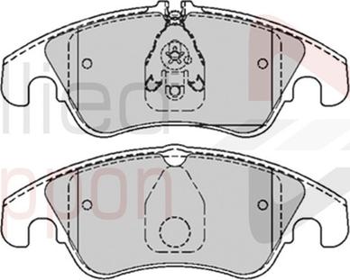 Comline ADB01789 - Тормозные колодки, дисковые, комплект unicars.by