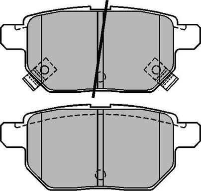 BOSCH 986494328 - Тормозные колодки, дисковые, комплект unicars.by