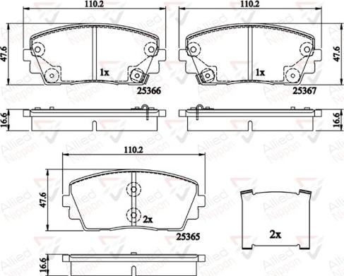 Comline ADB32159 - Тормозные колодки, дисковые, комплект unicars.by