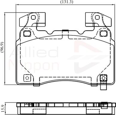 Comline ADB32372 - Тормозные колодки, дисковые, комплект unicars.by