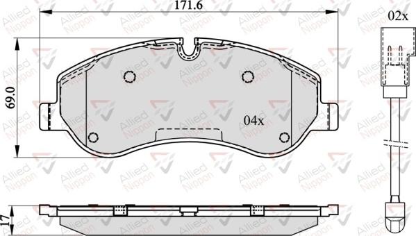 Comline ADB22142 - Тормозные колодки, дисковые, комплект unicars.by