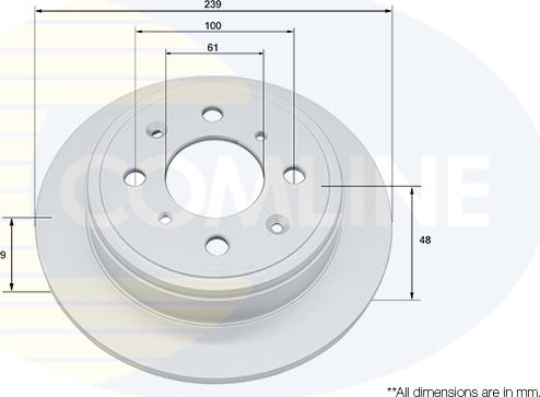 Comline ADC0510 - Тормозной диск unicars.by