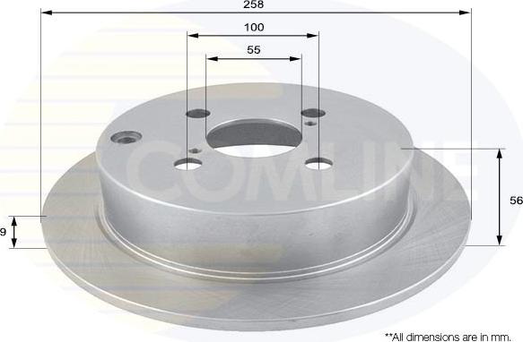 Comline ADC01115 - Тормозной диск unicars.by