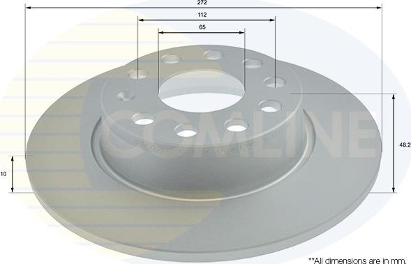 Comline ADC1497 - Тормозной диск unicars.by