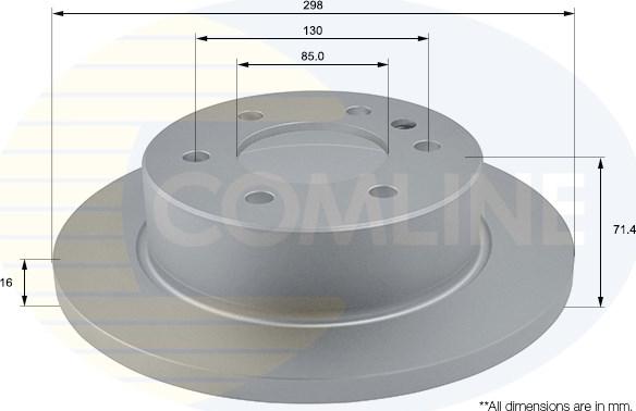 Comline ADC1639 - Тормозной диск unicars.by