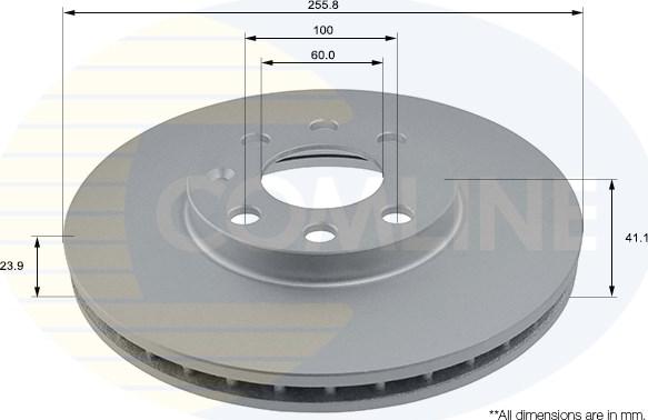 Comline ADC1105V - Тормозной диск unicars.by