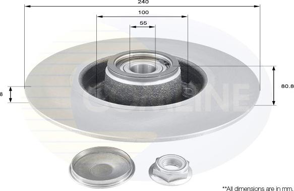 Comline ADC3010 - Тормозной диск unicars.by