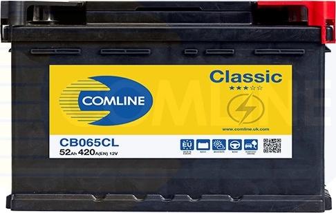 Comline CB065CL - Стартерная аккумуляторная батарея, АКБ unicars.by