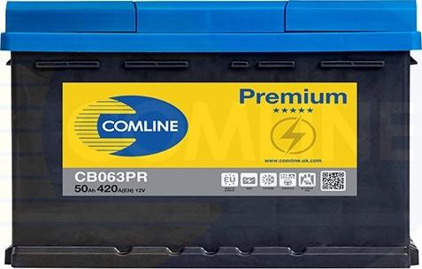 Comline CB063PR - Стартерная аккумуляторная батарея, АКБ unicars.by