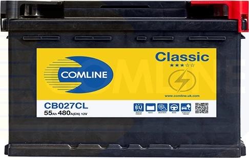 Comline CB027CL - Стартерная аккумуляторная батарея, АКБ unicars.by