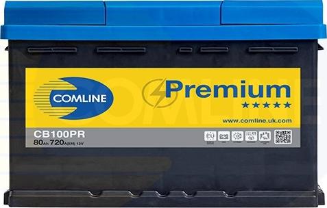 Comline CB100PR - Стартерная аккумуляторная батарея, АКБ unicars.by