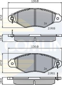 Comline CBP0485 - Тормозные колодки, дисковые, комплект unicars.by