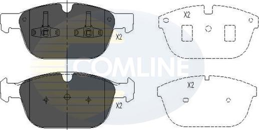 Comline CBP06069 - Тормозные колодки, дисковые, комплект unicars.by