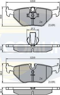 Comline CBP01011 - Тормозные колодки, дисковые, комплект unicars.by