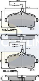 Comline CBP11250 - Тормозные колодки, дисковые, комплект unicars.by