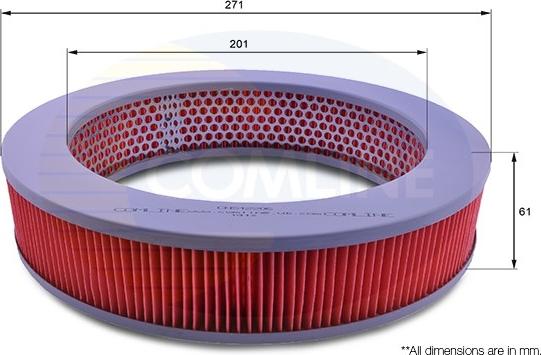 Comline CNS12206 - Воздушный фильтр, двигатель unicars.by