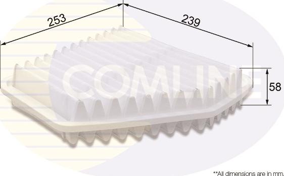 Comline CTY12185 - Воздушный фильтр, двигатель unicars.by