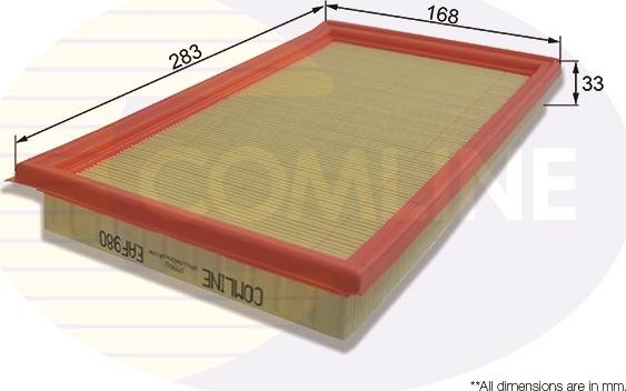 Comline EAF980 - Воздушный фильтр, двигатель unicars.by