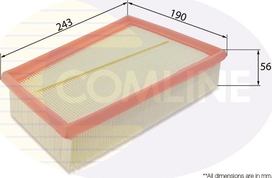 Comline EAF506 - Воздушный фильтр, двигатель unicars.by