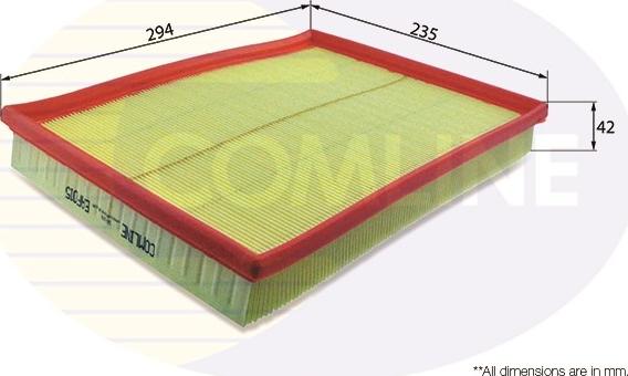 Comline EAF015 - Воздушный фильтр, двигатель unicars.by